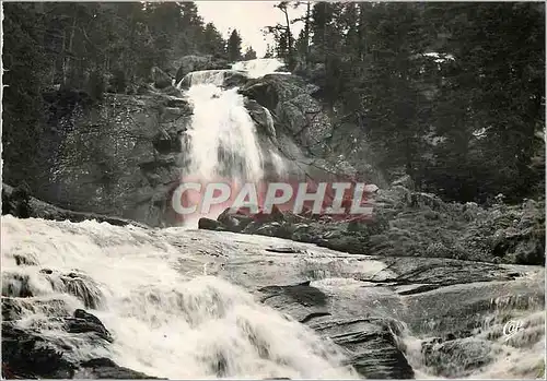 Moderne Karte Cauterets Cascade du Pont d'Espagne