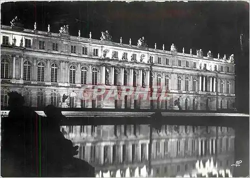 Cartes postales moderne Versailles (Seine et Oise) Facade sur le Parc la nuit