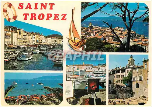 Cartes postales moderne La Cote d'Azur Varoise Saint Tropez
