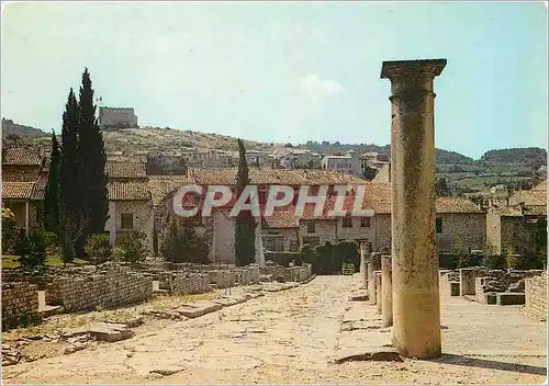 Moderne Karte Vaioson la Romanine (Vaucluse) La Pompei Francaise