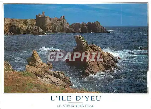 Cartes postales moderne Couleurs de Vendee Merveille de l'Atlantique Ile d'Yeu Le vieux chateau