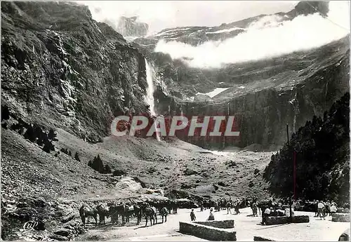 Cartes postales moderne Gavarnie vue prise de la terasse de l'Hotel