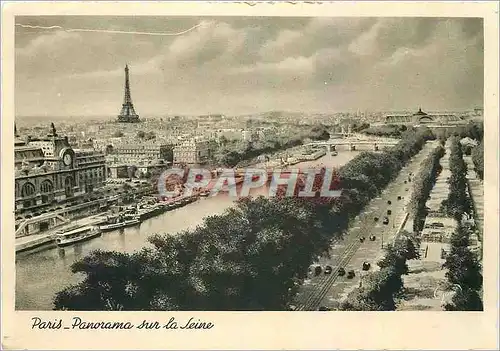 Cartes postales moderne Paris Panorama of the Seine