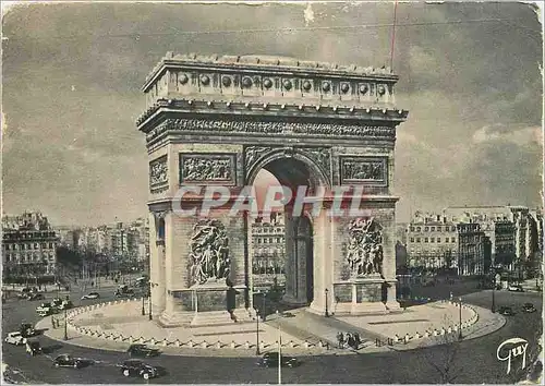 Moderne Karte Paris et ses Merveilles l'Arc de triomphe