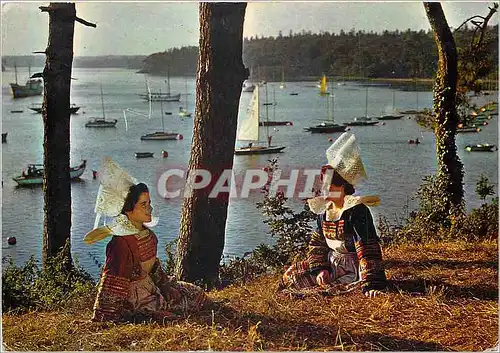 Cartes postales moderne La Bretagne Pittoresque de la Mer et des Bois sur les bords de l'Odet la plus jolie riviere de F