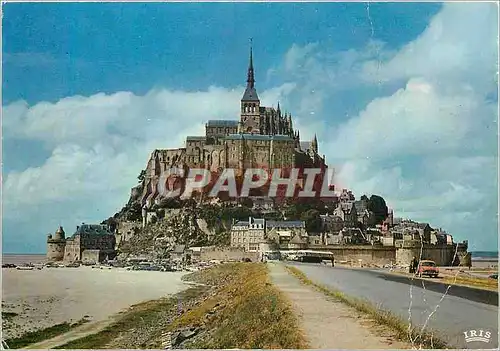 Cartes postales moderne Le Mont Saint Michel La digue