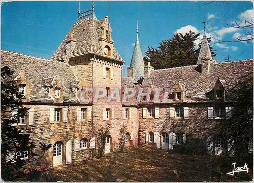 Cartes postales moderne Couleurs de Bretagne Ile Blanche en Locquirec le chateau