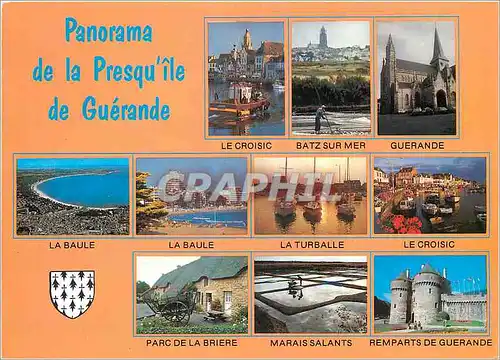 Cartes postales moderne Panorama de la Presqu'ile de Guerande