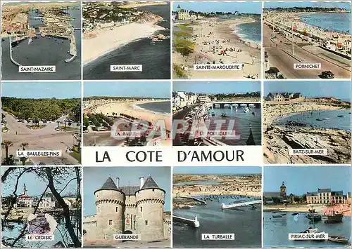 Cartes postales moderne La Cote d'Armor Saint Nazaire Saint Marc Sainte Marguerite Pornichet La Baule les Pins Le Poulig