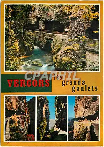 Moderne Karte Le Vercors les Grands Gouleuts