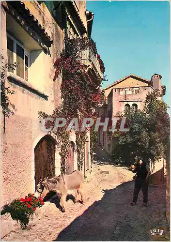 Moderne Karte La Cote d'Azur Saint Paul de Vence Vieille rue