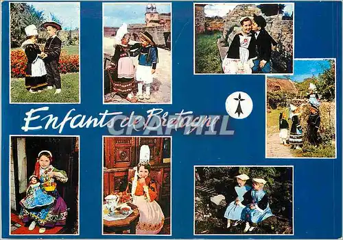 Cartes postales moderne Enfants de Bretagne