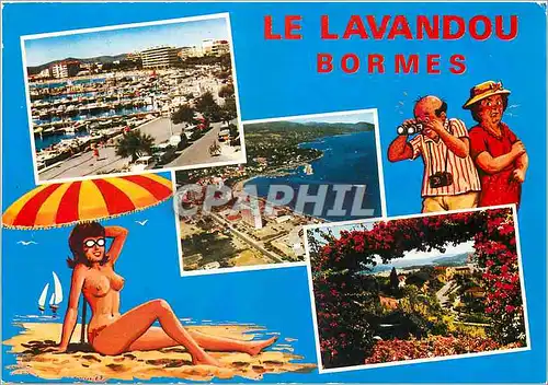 Cartes postales moderne La Cote d'Azur Le Lavandou Bormes les Mimosas (Var)