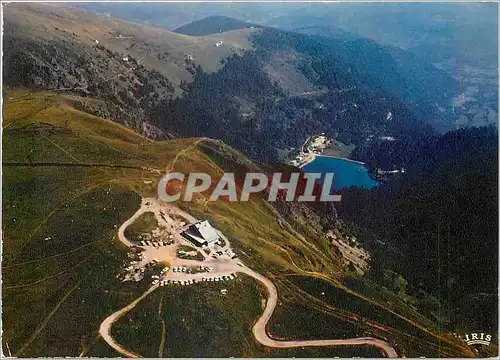 Cartes postales moderne Les Hautes Vosges le Sommet du Hohneck (akt 1361 m) et le Lac du Schiessrothried