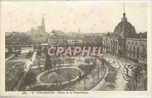 Cartes postales moderne Strasbourg Place de la republique