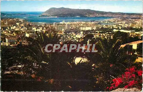 Cartes postales moderne Lumiere et Beuate de la Cote d'Azur Toulon Vue generale de la rade