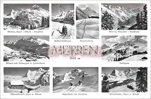 Cartes postales moderne Murren 1645 m