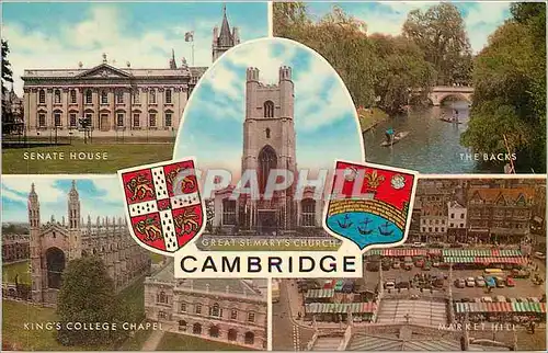 Moderne Karte Cambridge