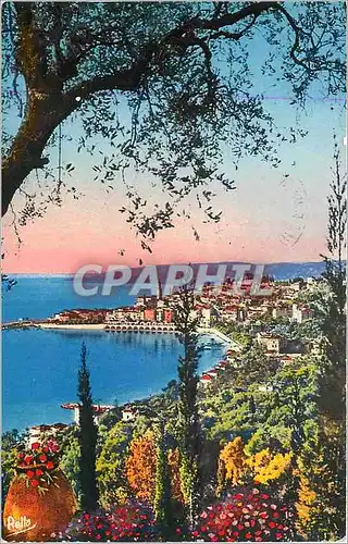 Cartes postales moderne Menton vu de la Frontiere Italienne