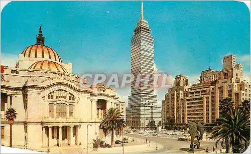 Cartes postales moderne The Tallest building in latin america 44 Stories the palace of fine Arts is on Left