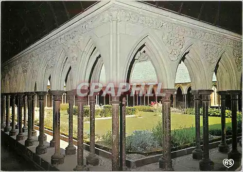 Cartes postales moderne Le Mont Saint Michel (Manche) Le Cloitre de l'abbaye