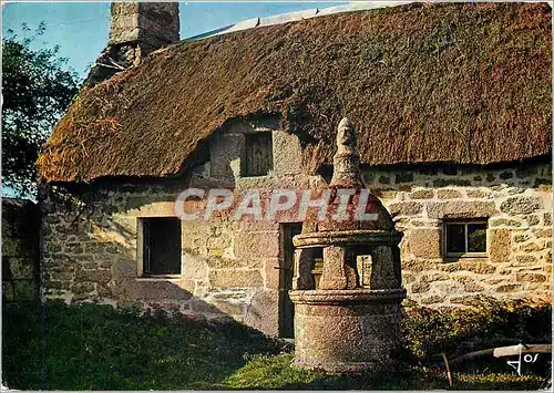 Moderne Karte La Bretagne en couleurs Pont Aven (Finistere) Le Puits de Keramperchec