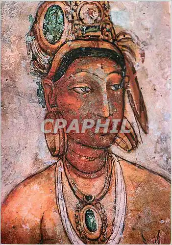 Cartes postales moderne Preserved Rock Paintings if ancient Artists at Sigiriya Sri Lanka