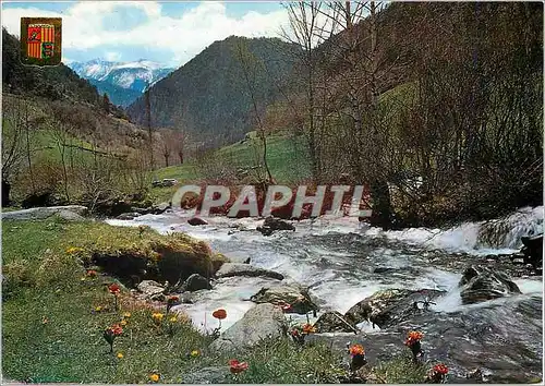 Cartes postales moderne Valls d'Andorra Valle de Arinsel y Rio Arinsel