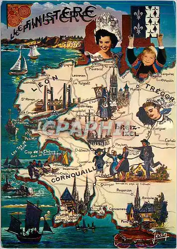 Cartes postales moderne La Bretagne Le Finistere