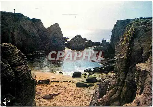 Cartes postales moderne La Bretagne en couleurs Presqu'il de Quiberon Reflet de soleil dans une petite crique de la cote