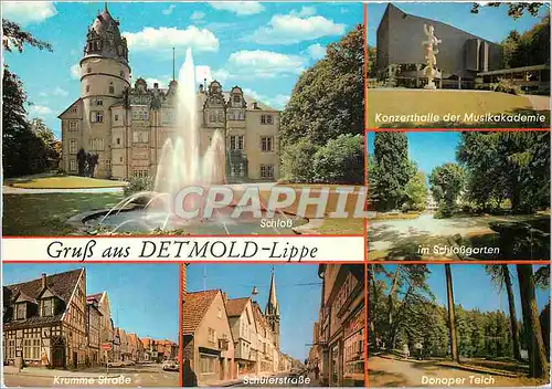 Cartes postales moderne Gruss aus Detmold Lippe