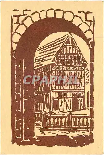 Cartes postales moderne Le Vieux Joigny Porte Saint Jean Maison de Bois