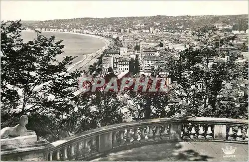 Moderne Karte Nice Vue generale prise de la Terrasse du Chateau