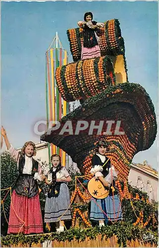 Moderne Karte La Cote d'Azur Menton (A M) La Fete du Citron