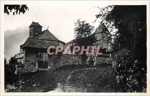 Moderne Karte Environs de Laruns (B Pyr) Chapelle et vieux Manoir d'Assauts