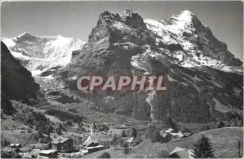 Cartes postales moderne Grindelwald Flescherhorner Hornll u Elger