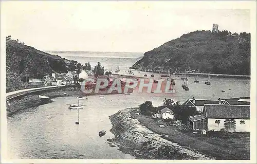 Cartes postales moderne St Brieuc sous la Tour Entree du Port