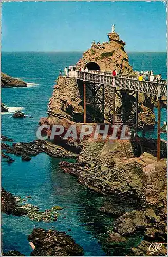 Cartes postales moderne Biarritz Le Rocher de la vierge
