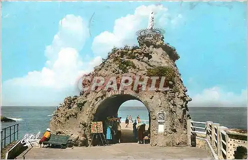 Cartes postales moderne Biarritz Le Rocher de la Vierge