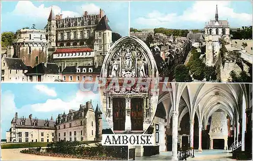 Cartes postales moderne Les Merveilles du Val de Loire Amboise (Indre et Loire) le Chateau (XVe s)