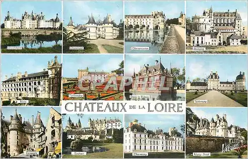 Cartes postales moderne Les Merveilles du Val de Loire ses Chateau