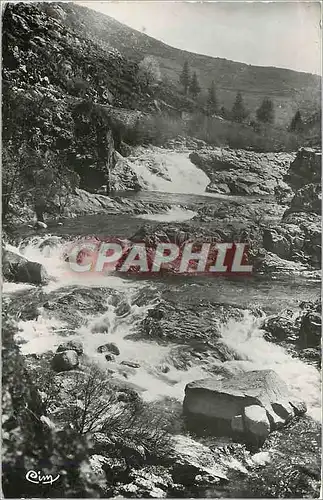 Moderne Karte Pont de Montvert (Lozere) Cascade et Gauffre de l'Oule