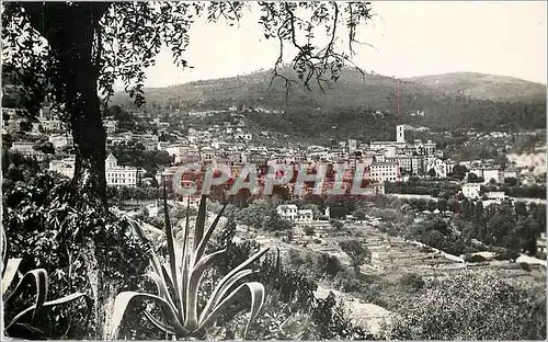 Moderne Karte La Cite des Fleurs Grasse vue generale