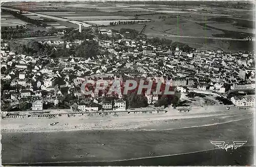 Moderne Karte La France Vue du Ciel Le Crotoy (Somme) Vue generale