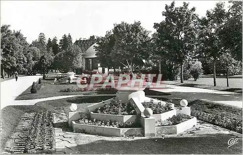 Moderne Karte Vittel La Grande Source vue des Jardins