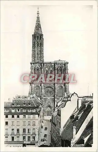 Moderne Karte Strasbourg (Bas Rhin) La Cathedrale