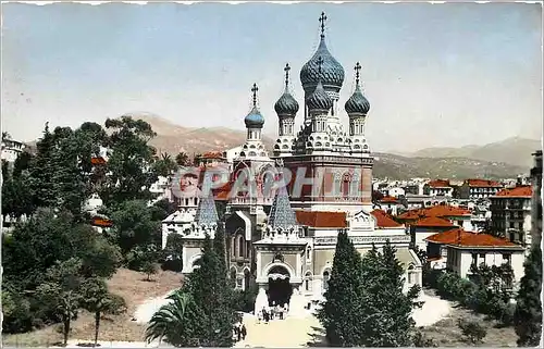 Cartes postales moderne Nice L'Eglise Russe Russie Russia