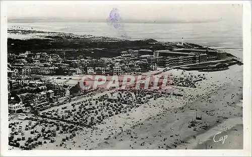 Cartes postales moderne Berck Plage Partie sud de la Plage au fond la baie d'Authie et la cote de Fort Mahon