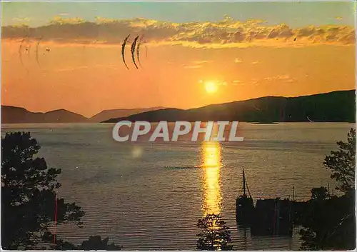 Moderne Karte Norway The midnight sun at Alta