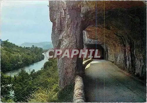 Moderne Karte Paysages du Vivarais les Gorges de l'Ardeche au defile de Ruoms